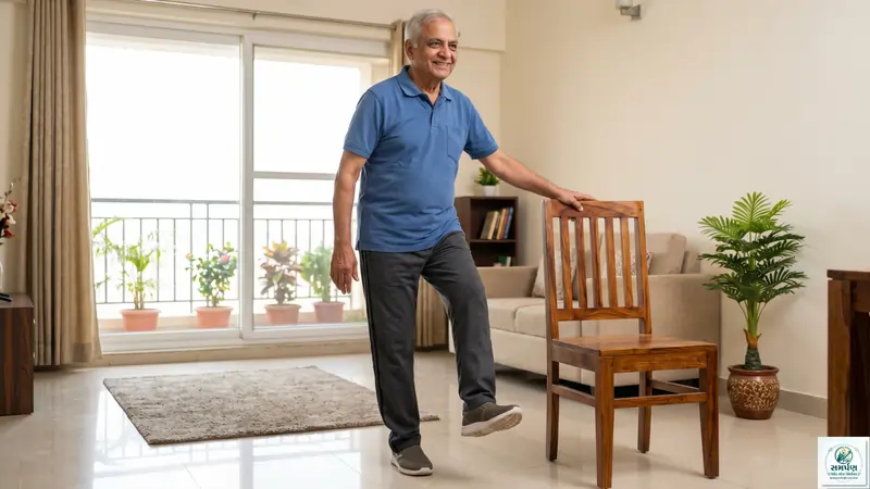 ઉંમર વધવાની સાથે બેલેન્સ જાળવવા અને પડવાથી બચવાની કસરતો.