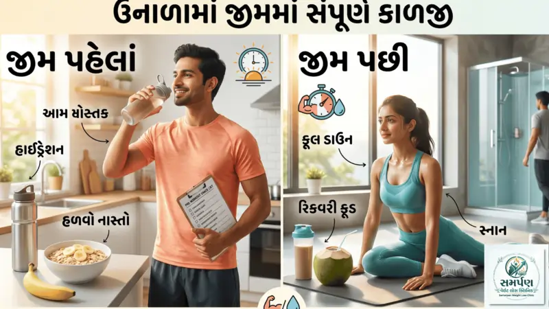 ઉનાળામાં જીમમાં જતાં પહેલાં અને પછી શું ધ્યાન રાખવું?