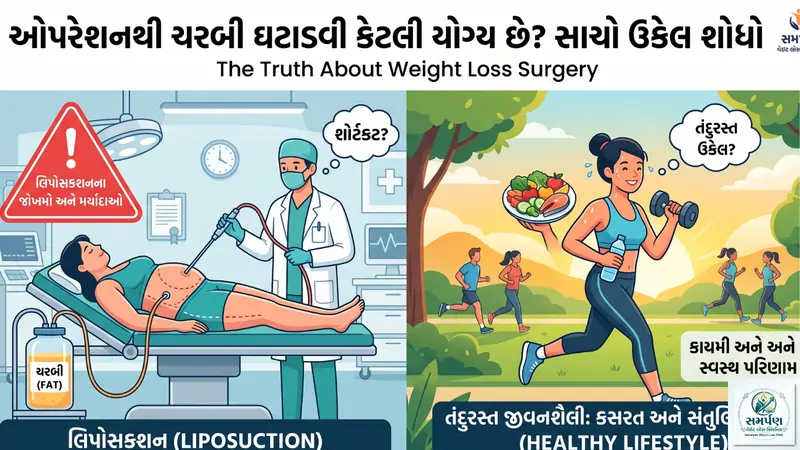 ઓપરેશન (Liposuction) થી ચરબી કઢાવવી કેટલી યોગ્ય છે?