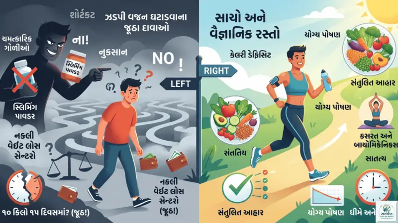 ખોટી ડાયેટિંગ અને નકલી વેઇટ લોસ સેન્ટરોથી સાવધાન કેવી રીતે રહેવું?