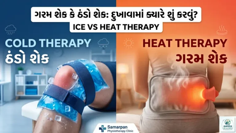 ગરમ શેકકેઠંડોશેક (Ice vs Heat Therapy): દુખાવામાં ક્યારેશુંકરવું?