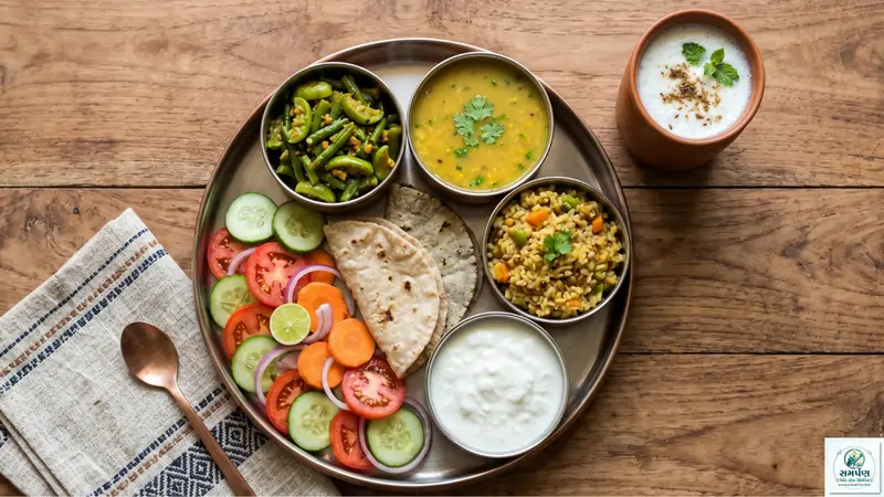 ગુજરાતી થાળીને વજન ઘટાડવા માટે હેલ્ધી કેવી રીતે બનાવવી?