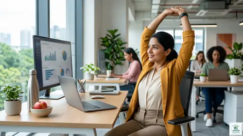 ટિપ્સ.વર્કિંગ વુમન (Working Women) માટે ઓફિસમાં ફિટનેસ