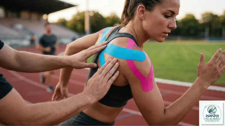 . ટેપિંગ (Kinesiology Taping) શું છે અને તે રમતવીરો કેમ લગાવે છે?