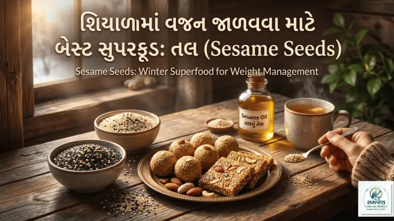 તલ (Sesame seeds): શિયાળામાં વજન જાળવી રાખવા માટે બેસ્ટ.