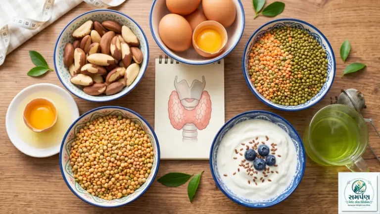 થાઇરોઇડ (Hypothyroidism) વાળા લોકો માટે ૫ ખાસ ફૂડ્સ જે વજન ઘટાડે.