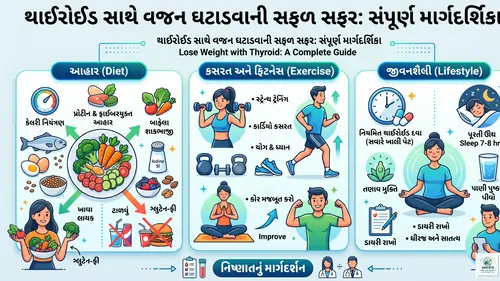 થાઇરોઇડ (Thyroid) ના દર્દીઓએ વજન ઘટાડવા શું ધ્યાન રાખવું?