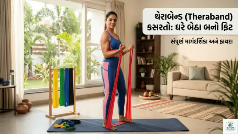 થેરાબેન્ડ (Theraband) નો ઉપયોગ કરી ઘરે બેઠા સ્નાયુ મજબૂત કરવાની રીત