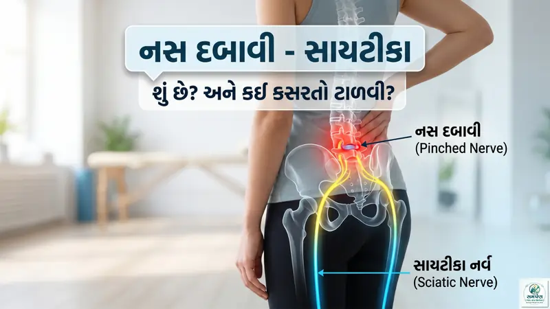 નસ દબાવી (Pinched Nerve/Sciatica) હોય તો કઈ કસરતો ન કરવી?