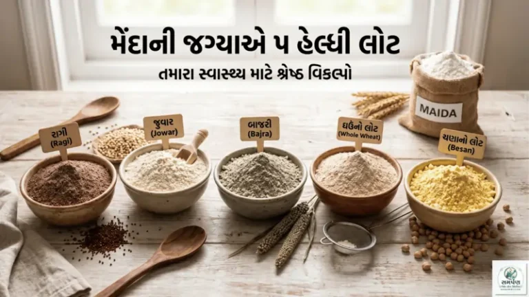 મેંદાની જગ્યાએ કયા ૫ હેલ્ધી લોટનો ઉપયોગ કરી શકાય?
