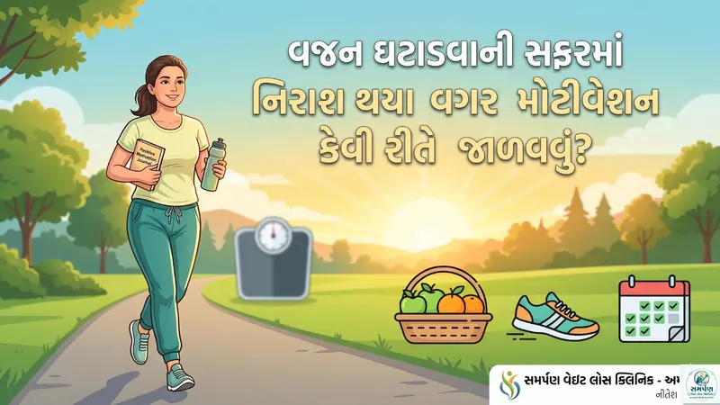 વજન ઘટાડવાની સફરમાં નિરાશ થયા વગર મોટિવેશન કેવી રીતે જાળવવું?