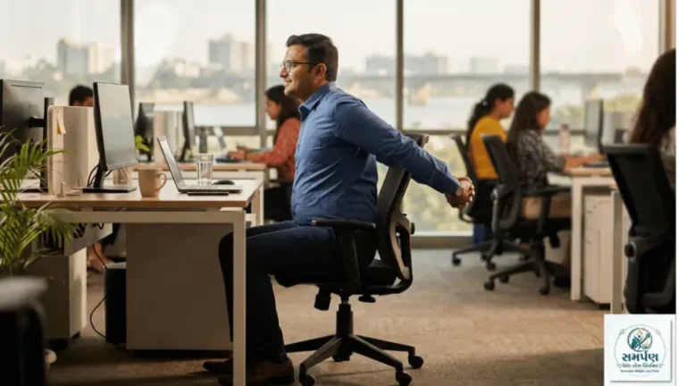 સતત ખુરશી પર બેસી રહેવાથી વધતું પેટ (Desk Belly) કેવી રીતે અટકાવવું?
