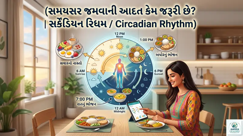 સમયસર જમવાની આદત કેમ જરૂરી છે? (Circadian Rhythm)