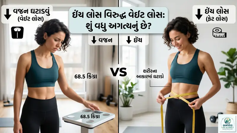 ઇંચ લોસ (Inch Loss) વિરુદ્ધ વેઇટ લોસ (Weight Loss): શું વધુ અગત્યનું છે?