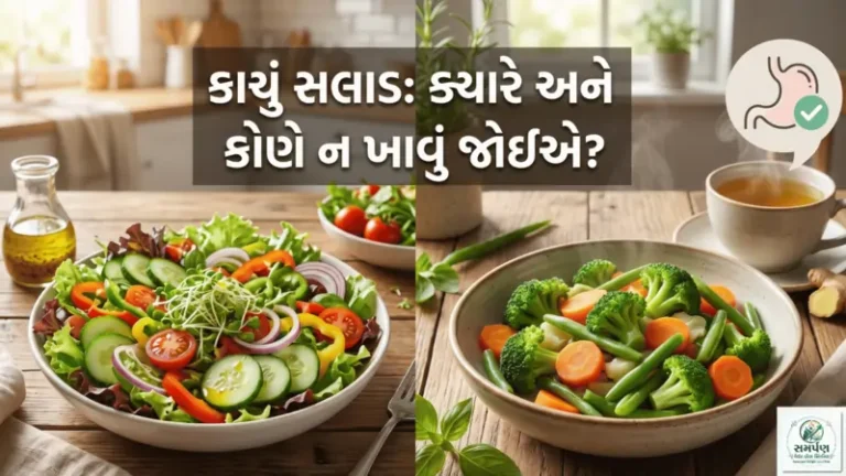 કાચું સલાડ ક્યારે અને કોણે ન ખાવું જોઈએ?
