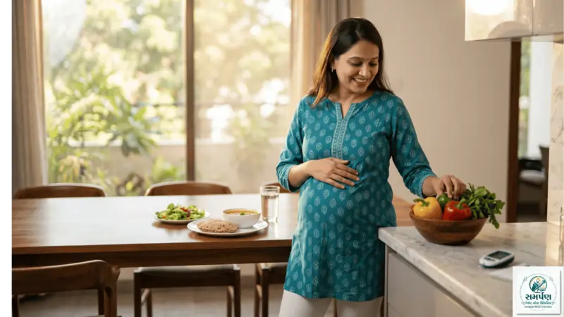 ગર્ભાવસ્થામાં ડાયાબિટીસ (Gestational Diabetes) અને યોગ્ય ડાયટ.