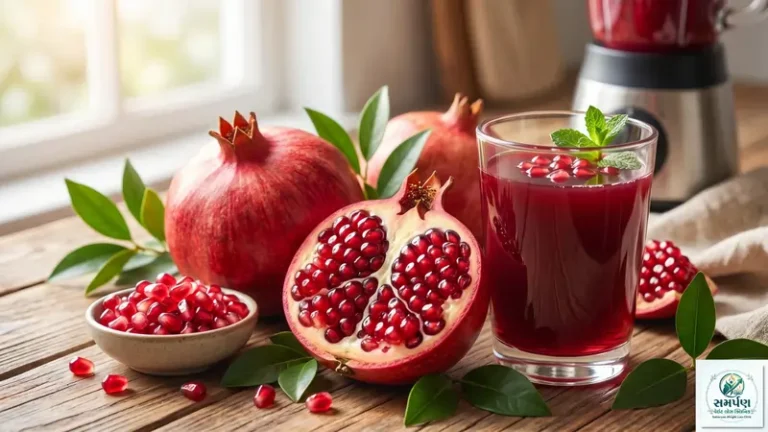 દાડમ (Pomegranate): લોહી વધારવા અને એન્ટી-ઓક્સીડેન્ટ્સ માટે.