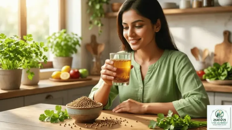. ધાણા (Coriander Seeds) નું પાણી: થાઇરોઇડ અને પીસીઓડીમાં વજન ઘટાડવા માટે
