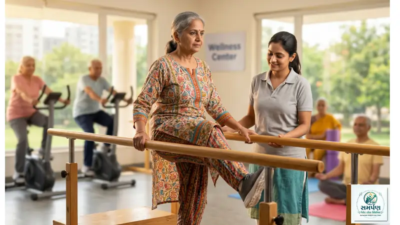 પાર્કિન્સન્સ (Parkinson's) ના દર્દીઓ માટે બેલેન્સ અને ચાલવાની કસરતો.