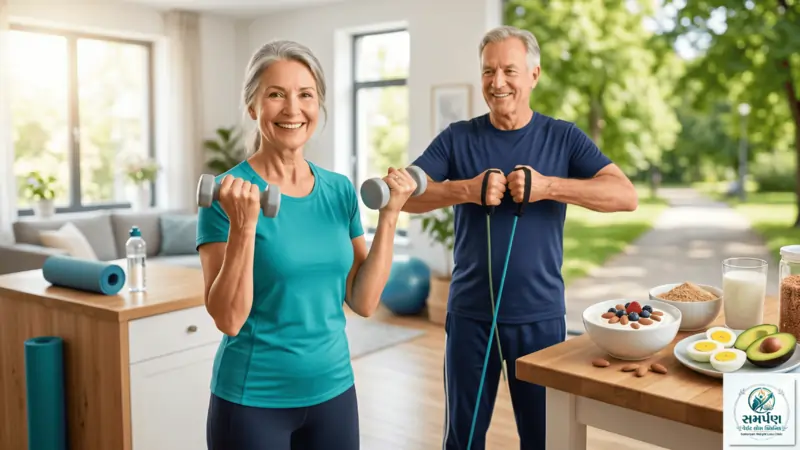 . ૬૦+ ઉંમરે સ્નાયુઓ ઘટતા (Sarcopenia) કેવી રીતે અટકાવવા? પ્રોટીનનું મહત્વ.