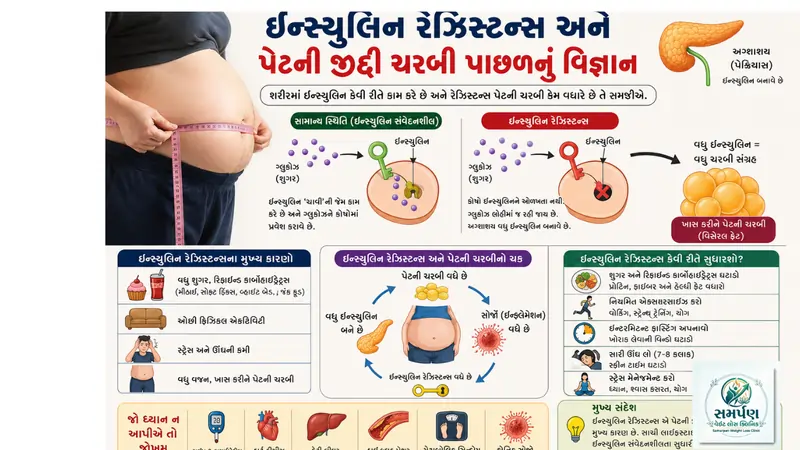 ઇન્સ્યુલિન રેઝિસ્ટન્સ અને પેટની જીદ્દી ચરબી પાછળનું વિજ્ઞાન