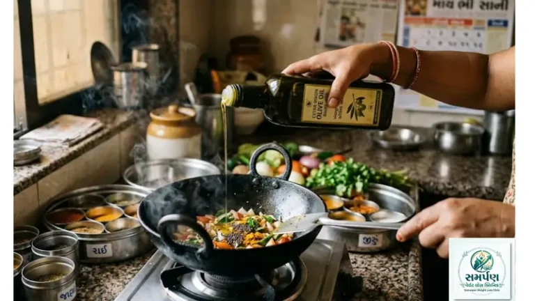 ઓલિવ ઓઇલ (Olive Oil) અને ભારતીય રસોઈ: ફાયદા અને મર્યાદાઓ.