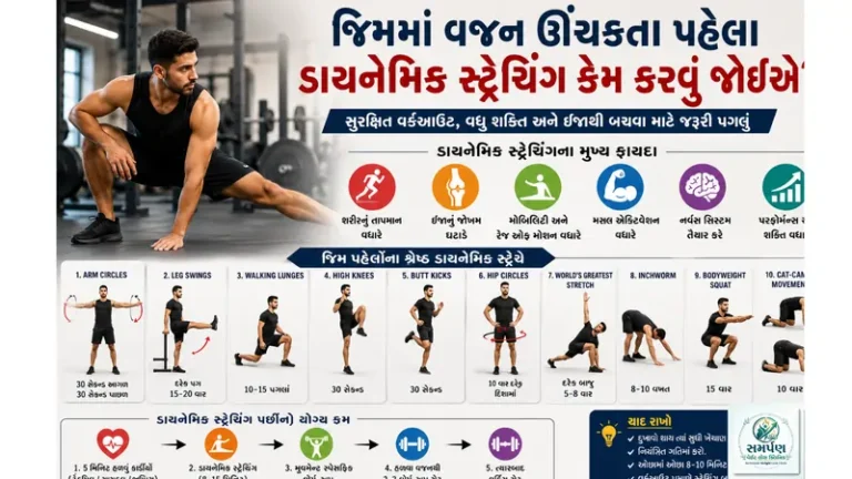 જિમમાં વજન ઊંચકતા પહેલા ડાયનેમિક સ્ટ્રેચિંગ કેમ કરવું જોઈએ?