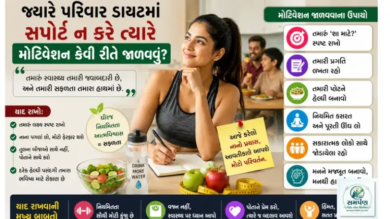 જ્યારે પરિવાર ડાયટમાં સપોર્ટ ન કરે ત્યારે મોટિવેશન કેવી રીતે જાળવવું?