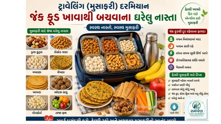 ટ્રાવેલિંગ (મુસાફરી) દરમિયાન જંક ફૂડ ખાવાથી બચવાના ઘરેલુ નાસ્તા