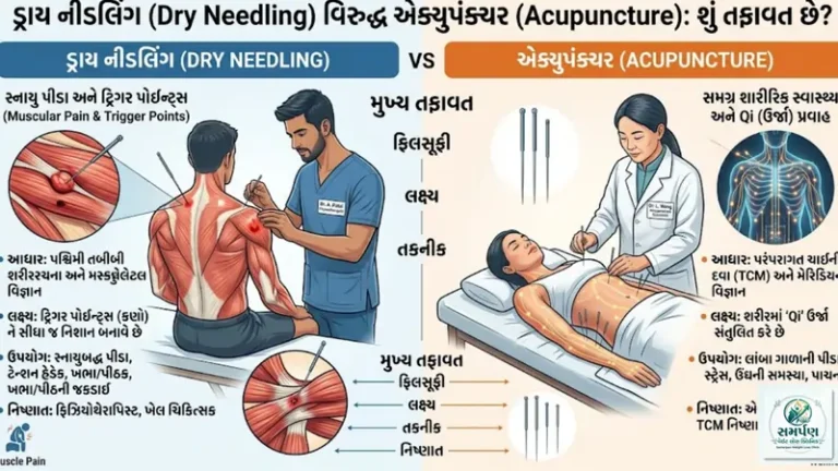 . ડ્રાય નીડલિંગ (Dry Needling) વિરુદ્ધ એક્યુપંક્ચર (Acupuncture): શું તફાવત છે?