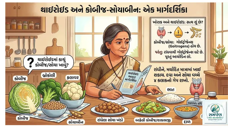. થાઇરોઇડના દર્દીઓએ સોયાબીન (Soy) અને કોબીજ ખાવું જોઈએ કે નહીં?