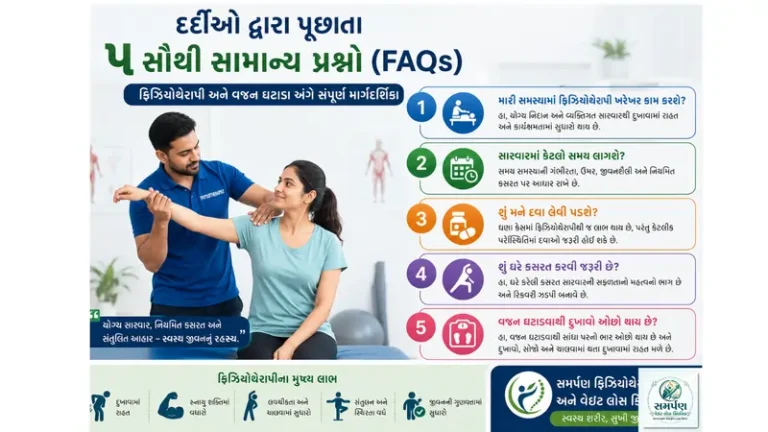 દર્દીઓ દ્વારા પૂછાતા ૫ સૌથી સામાન્ય પ્રશ્નો (FAQs).