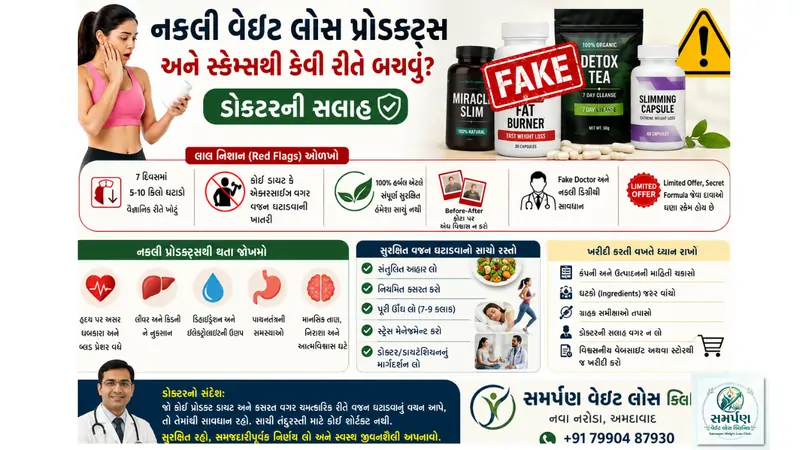 નકલી વેઇટ લોસ પ્રોડક્ટ્સ અને સ્કેમ્સથી કેવી રીતે બચવું? ડોક્ટરની સલાહ