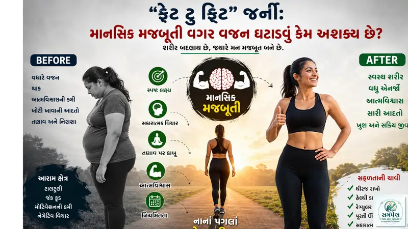 ફેટ ટુ ફિટ" જર્ની: માનસિક મજબૂતી વગર વજન ઘટાડવું કેમ અશક્ય છે?