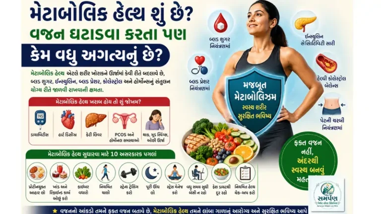 મેટાબોલિક હેલ્થ (Metabolic Health) શું છે? વજન ઘટાડવા કરતા પણ કેમ વધુ અગત્યનું છે?