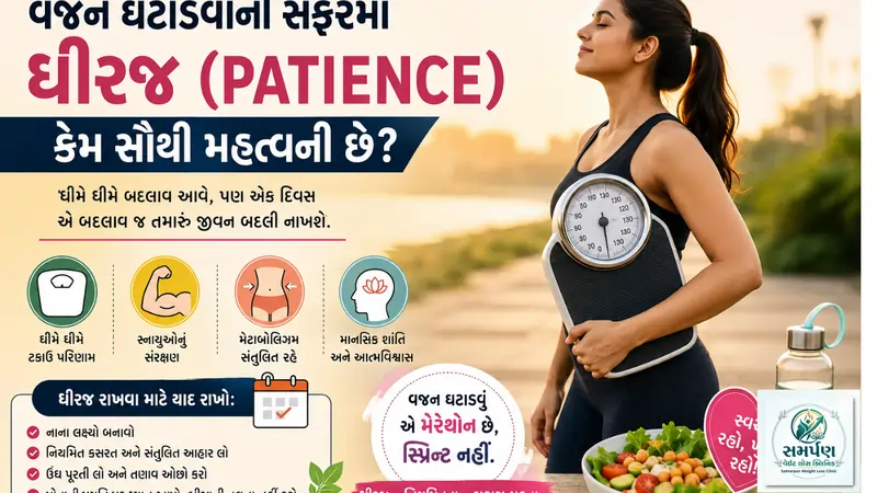 વજન ઘટાડવાની સફરમાં ધીરજ (Patience) કેમ સૌથી મહત્વની છે?