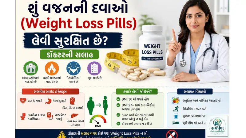 શું વજનની દવાઓ (Weight Loss Pills) લેવી સુરક્ષિત છે? ડૉક્ટરની સલાહ.
