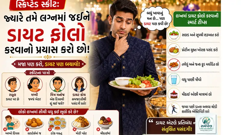 . સ્ક્રિપ્ટેડ સ્કીટ: જ્યારે તમે લગ્નમાં જઈને ડાયટ ફોલો કરવાનો પ્રયાસ કરો છો!