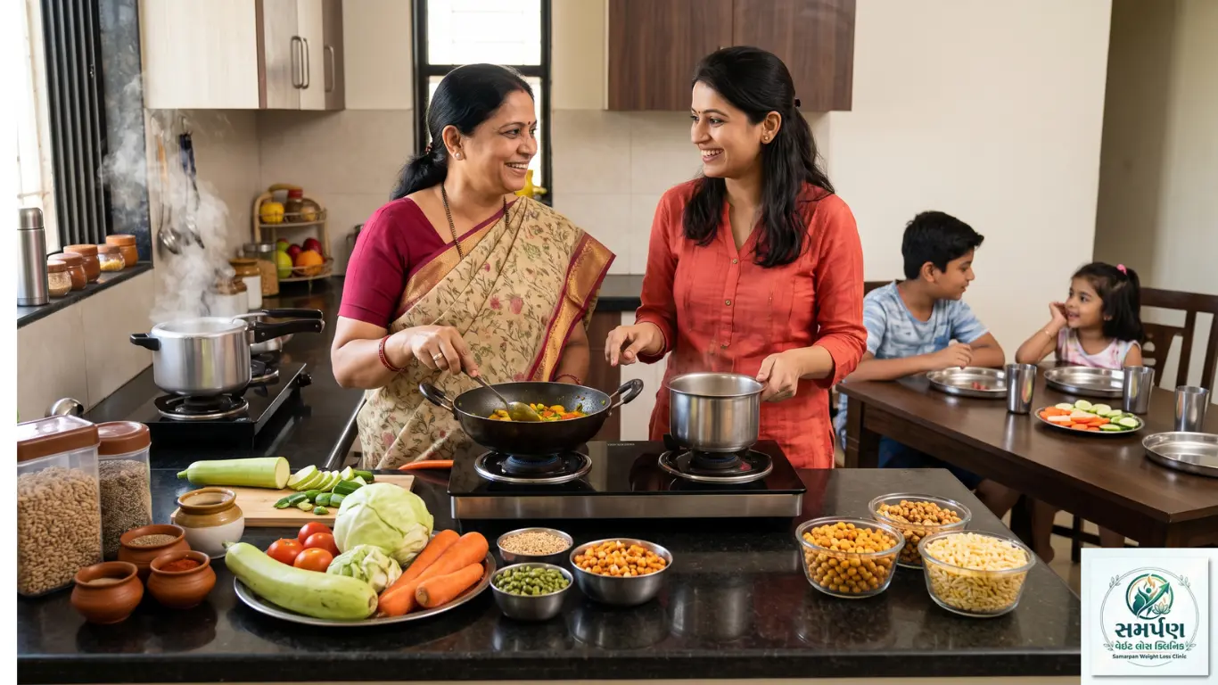 ઘરના રસોડામાં બનતા ખોરાકથી આખા પરિવારનું વજન કંટ્રોલ કરવાના નિયમો