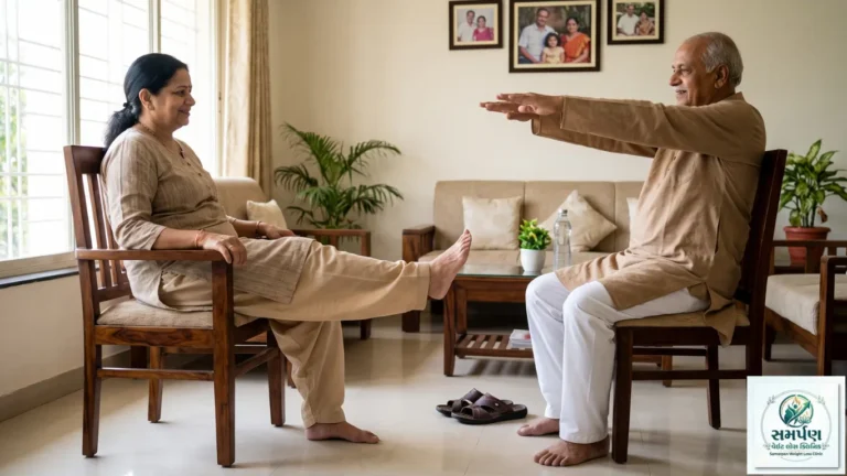 ઘરના વડીલો (દાદા-દાદી) માટે ઘરમાં જ રહીને ફિટ રહેવાના સરળ વ્યાયામ