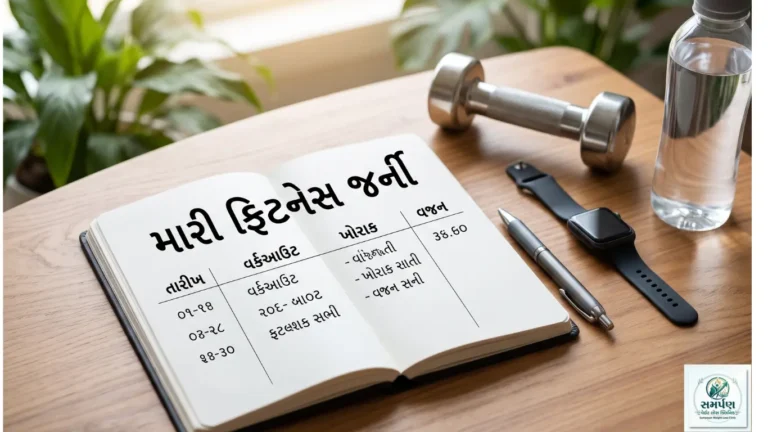 તમારી ફિટનેસ જર્નીની ડાયરી (Journaling) કેવી રીતે જાળવવી